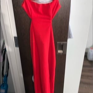 Red Midi Dress